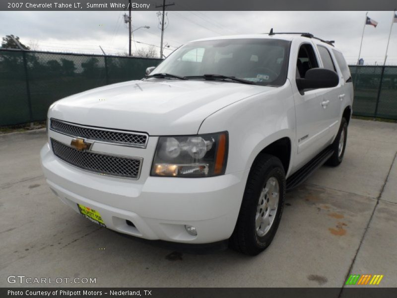 Summit White / Ebony 2007 Chevrolet Tahoe LT