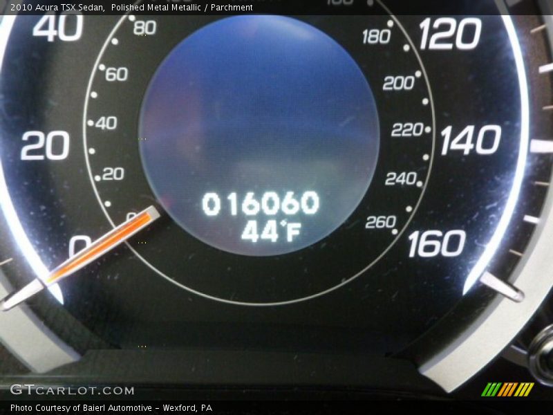 Polished Metal Metallic / Parchment 2010 Acura TSX Sedan