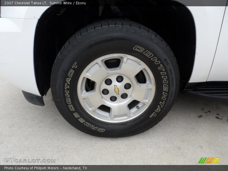 Summit White / Ebony 2007 Chevrolet Tahoe LT