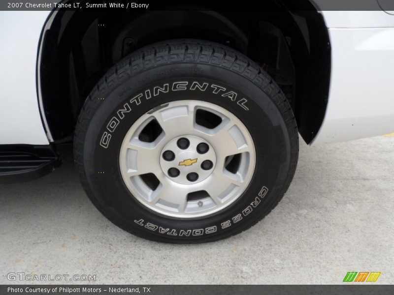 Summit White / Ebony 2007 Chevrolet Tahoe LT