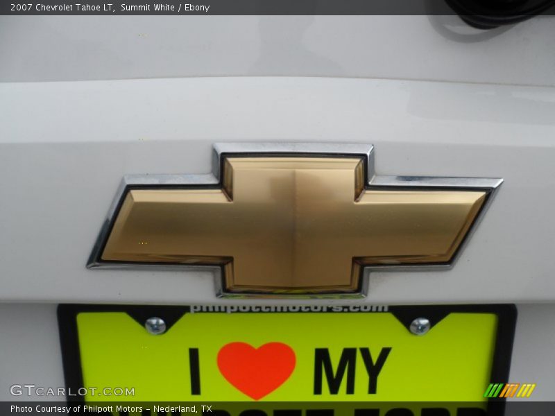 Summit White / Ebony 2007 Chevrolet Tahoe LT