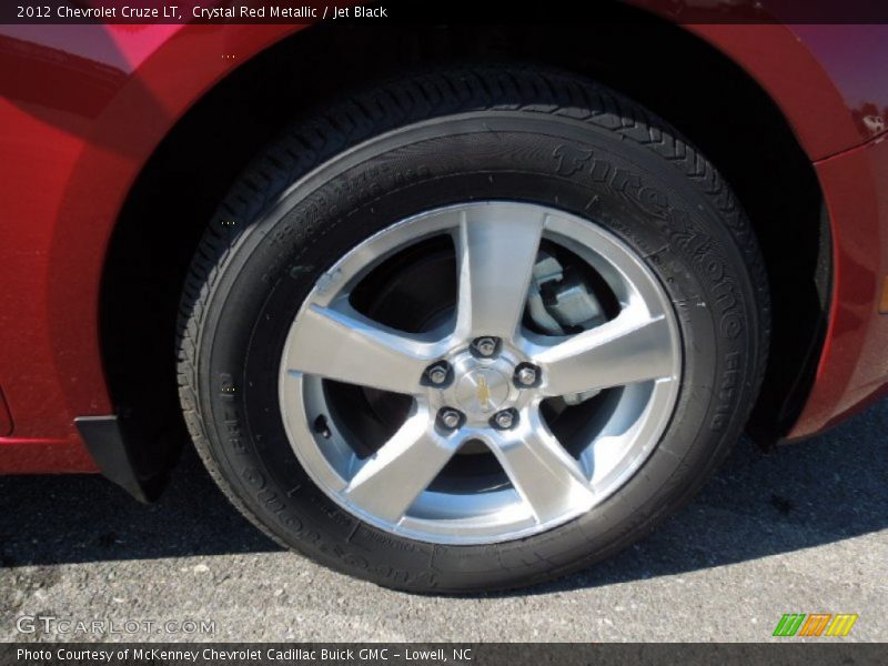 Crystal Red Metallic / Jet Black 2012 Chevrolet Cruze LT