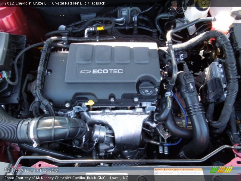Crystal Red Metallic / Jet Black 2012 Chevrolet Cruze LT