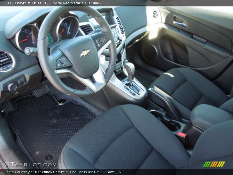 Crystal Red Metallic / Jet Black 2012 Chevrolet Cruze LT