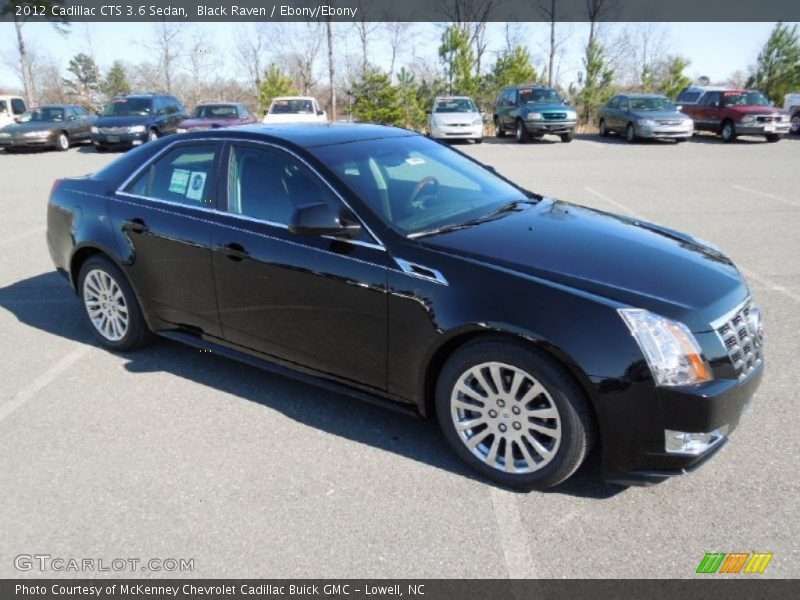 Black Raven / Ebony/Ebony 2012 Cadillac CTS 3.6 Sedan