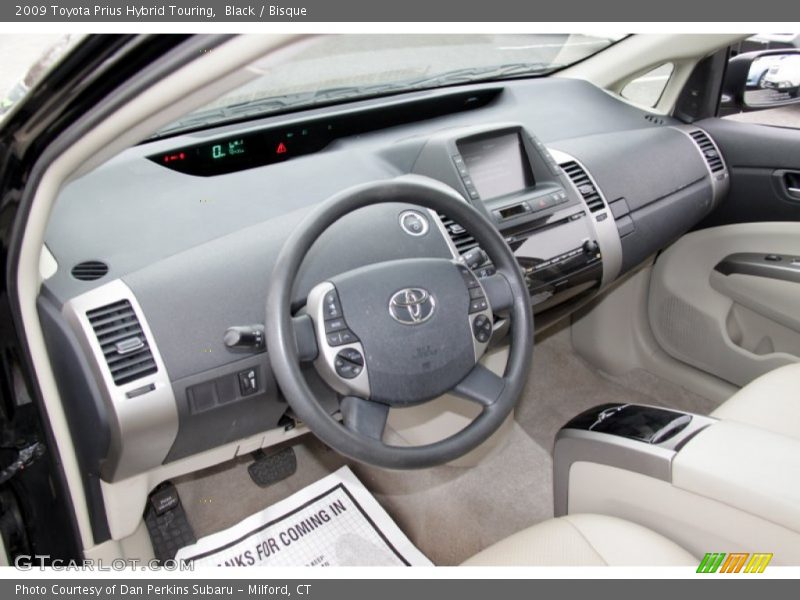 Black / Bisque 2009 Toyota Prius Hybrid Touring
