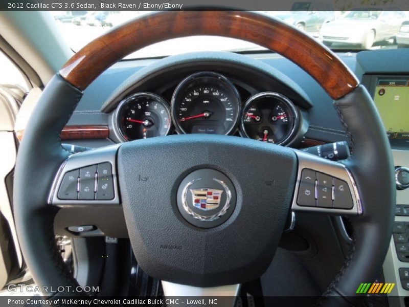 Black Raven / Ebony/Ebony 2012 Cadillac CTS 3.6 Sedan