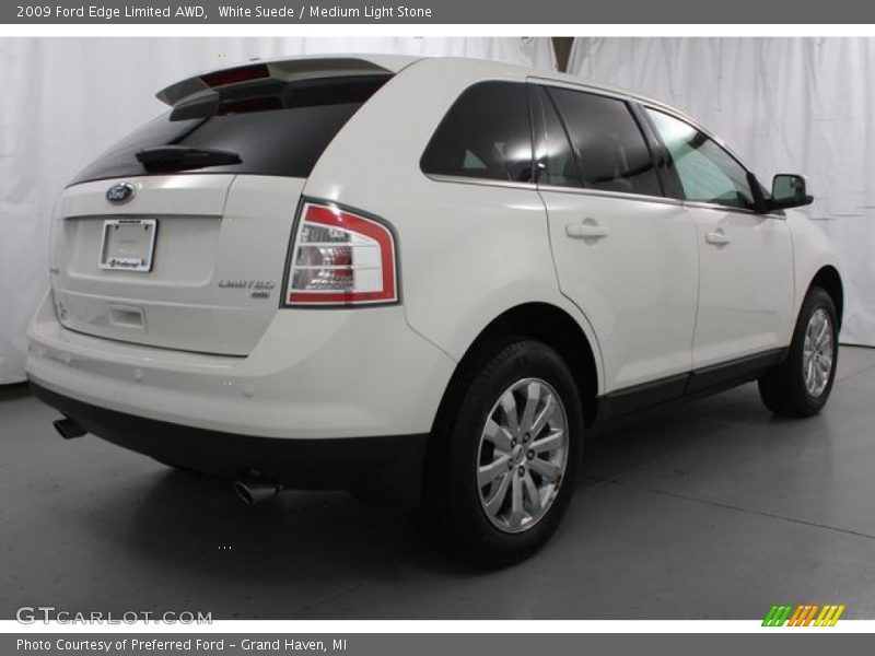 White Suede / Medium Light Stone 2009 Ford Edge Limited AWD