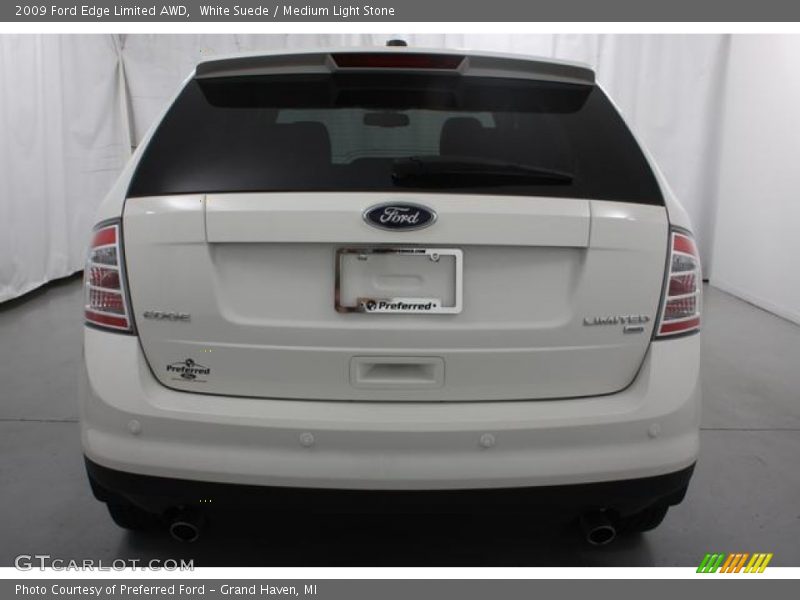 White Suede / Medium Light Stone 2009 Ford Edge Limited AWD