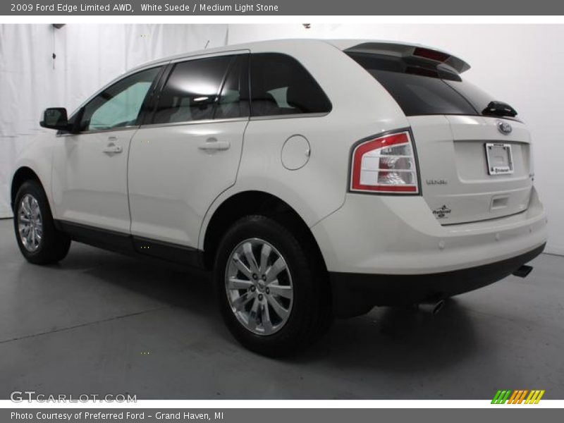 White Suede / Medium Light Stone 2009 Ford Edge Limited AWD