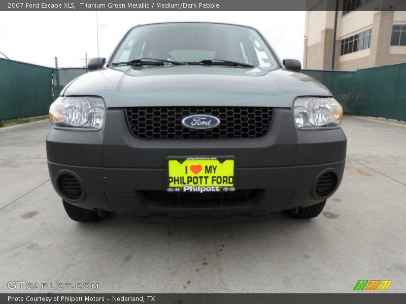 Titanium Green Metallic / Medium/Dark Pebble 2007 Ford Escape XLS