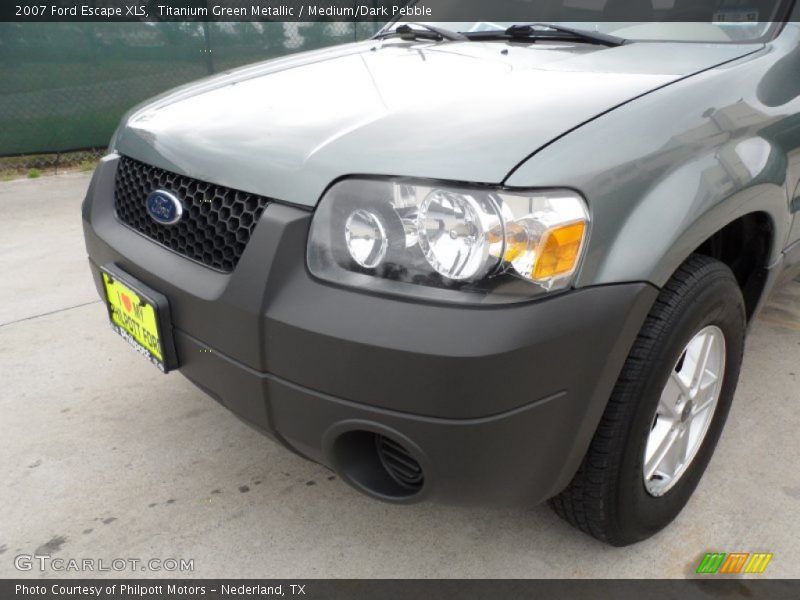 Titanium Green Metallic / Medium/Dark Pebble 2007 Ford Escape XLS