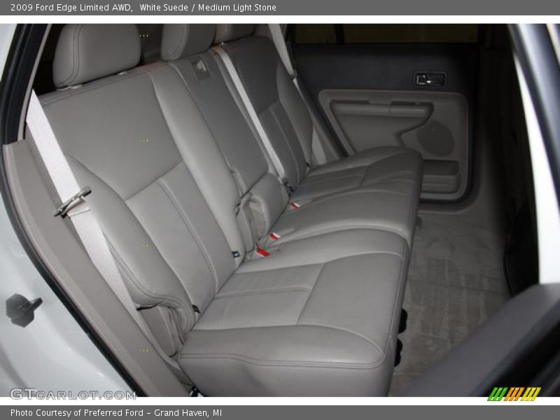 White Suede / Medium Light Stone 2009 Ford Edge Limited AWD