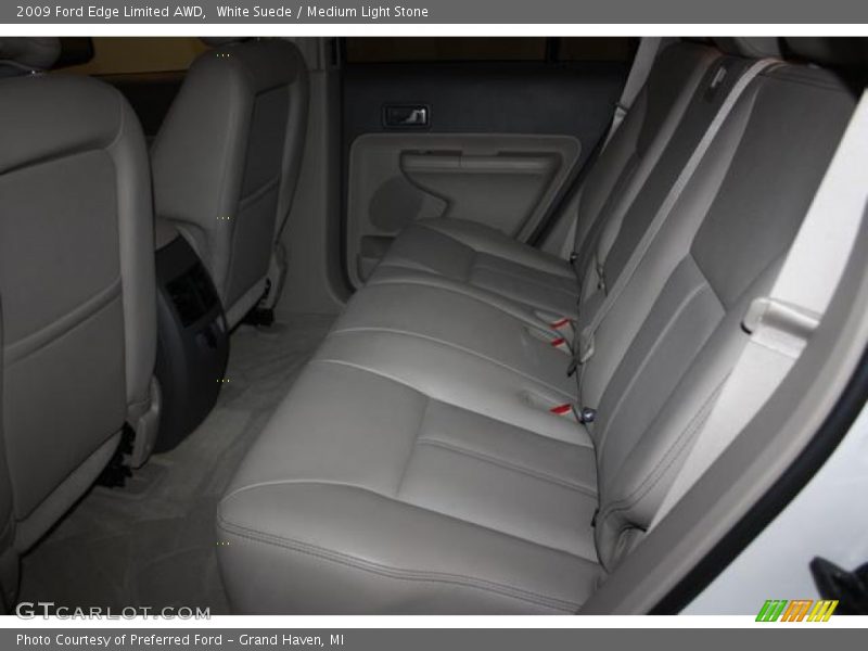 White Suede / Medium Light Stone 2009 Ford Edge Limited AWD