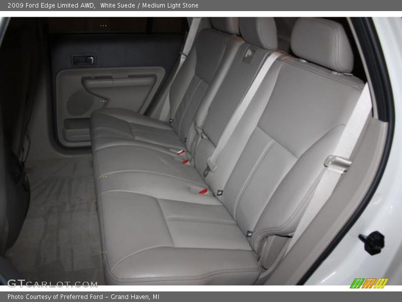 White Suede / Medium Light Stone 2009 Ford Edge Limited AWD