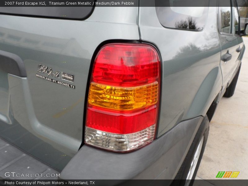 Titanium Green Metallic / Medium/Dark Pebble 2007 Ford Escape XLS