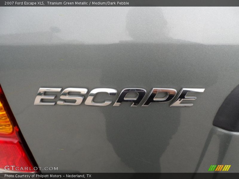Titanium Green Metallic / Medium/Dark Pebble 2007 Ford Escape XLS