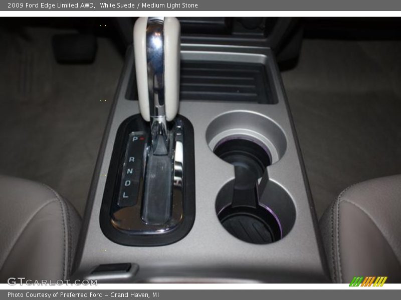 White Suede / Medium Light Stone 2009 Ford Edge Limited AWD