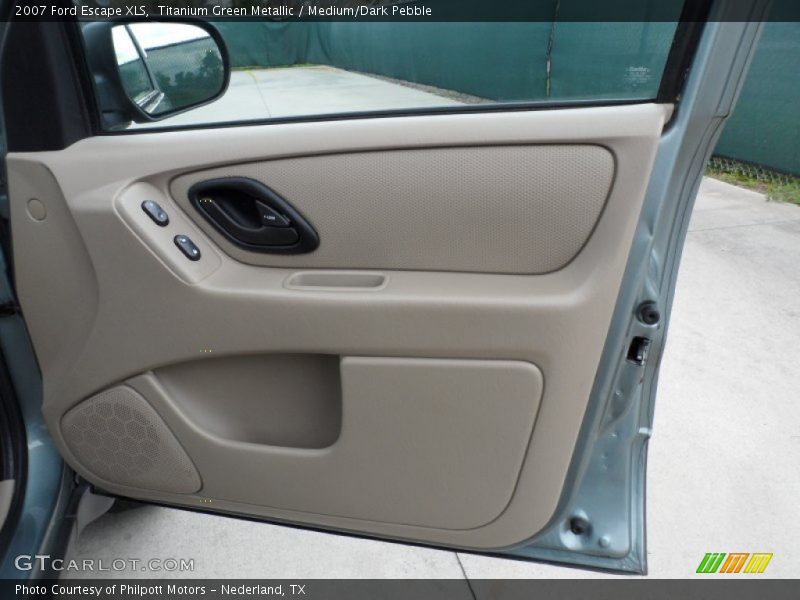Titanium Green Metallic / Medium/Dark Pebble 2007 Ford Escape XLS