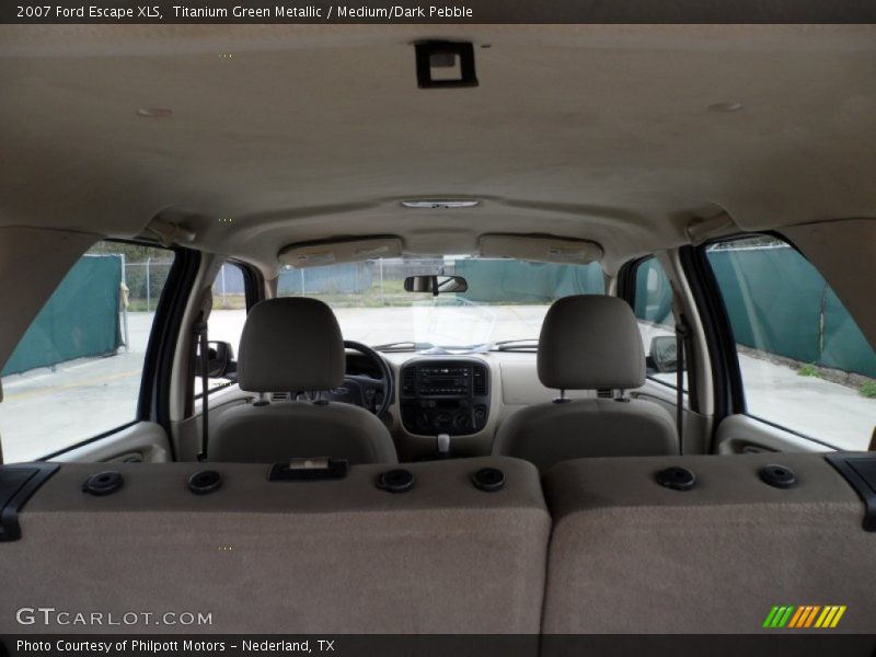 Titanium Green Metallic / Medium/Dark Pebble 2007 Ford Escape XLS