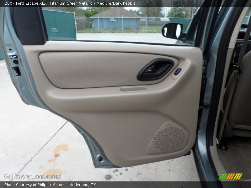Titanium Green Metallic / Medium/Dark Pebble 2007 Ford Escape XLS