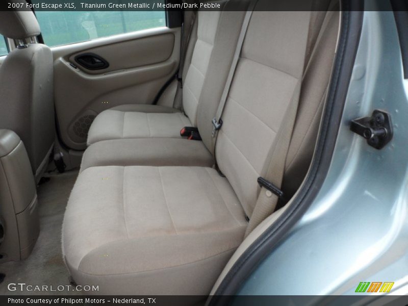 Titanium Green Metallic / Medium/Dark Pebble 2007 Ford Escape XLS