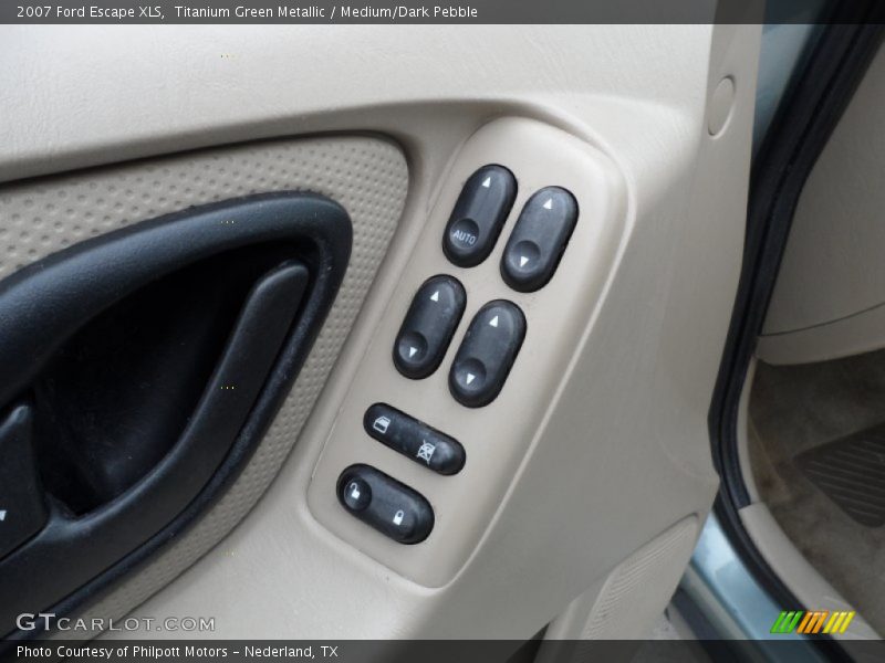 Titanium Green Metallic / Medium/Dark Pebble 2007 Ford Escape XLS