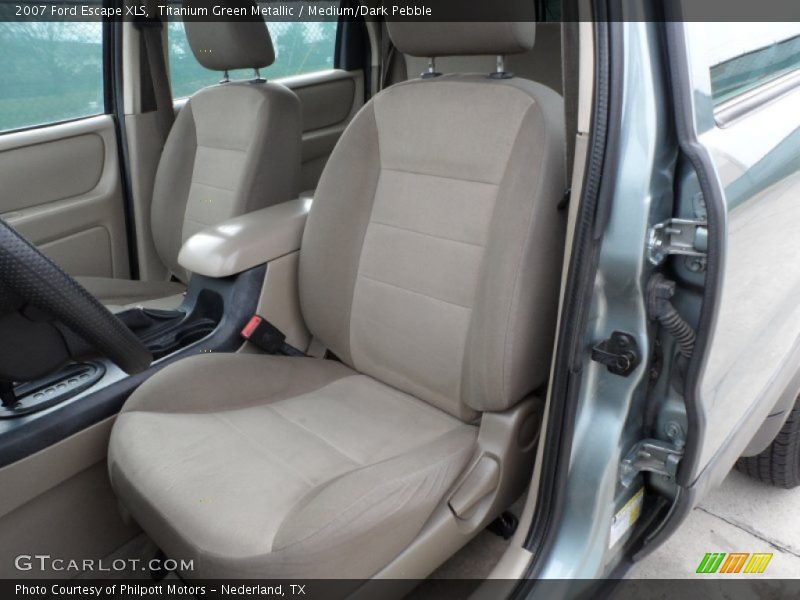 Titanium Green Metallic / Medium/Dark Pebble 2007 Ford Escape XLS