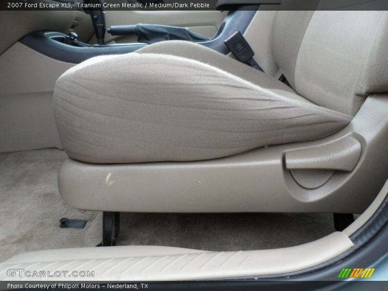 Titanium Green Metallic / Medium/Dark Pebble 2007 Ford Escape XLS