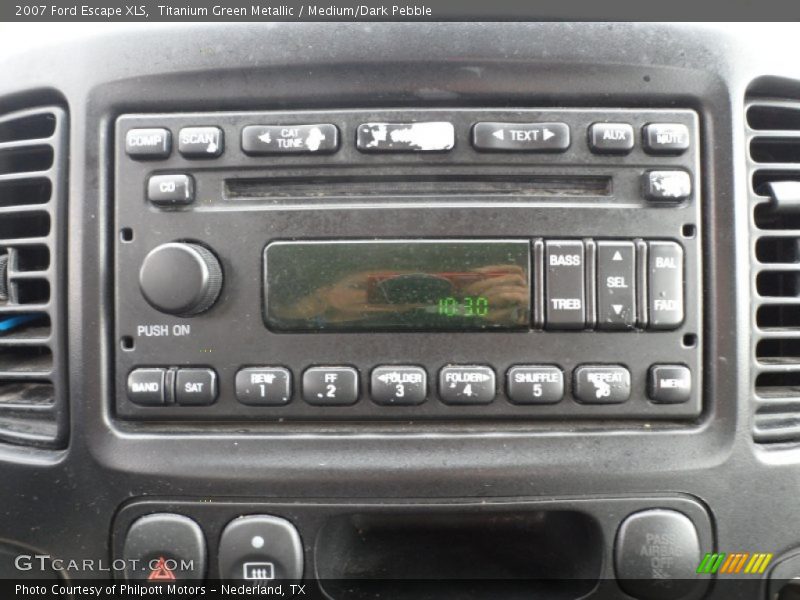 Titanium Green Metallic / Medium/Dark Pebble 2007 Ford Escape XLS
