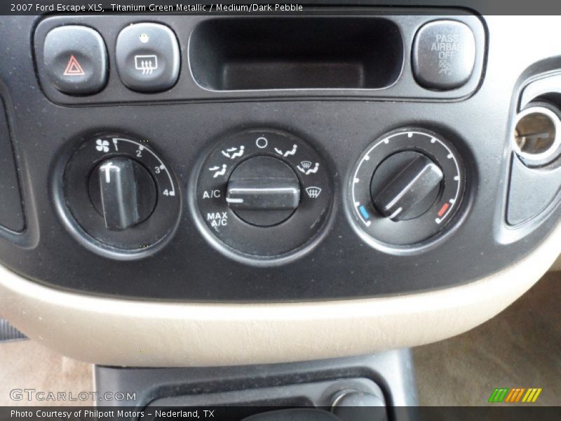 Titanium Green Metallic / Medium/Dark Pebble 2007 Ford Escape XLS