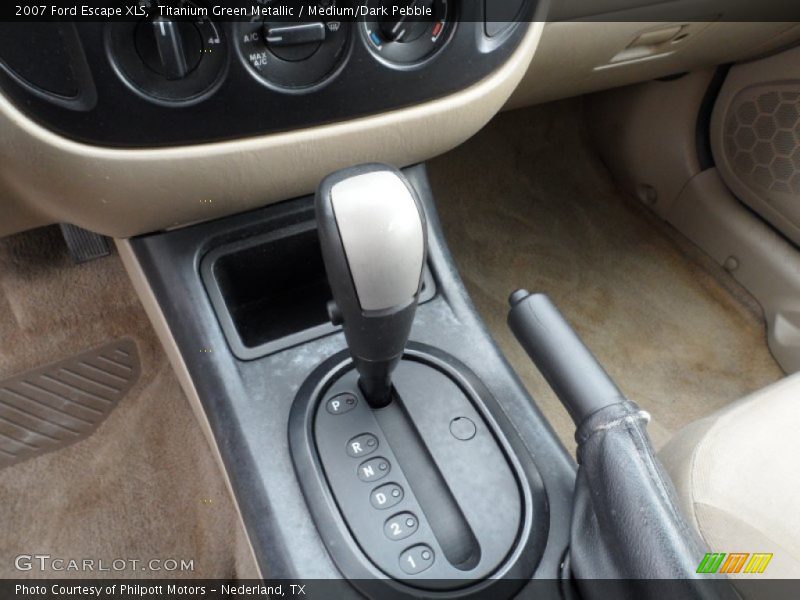 Titanium Green Metallic / Medium/Dark Pebble 2007 Ford Escape XLS
