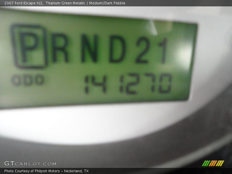 Titanium Green Metallic / Medium/Dark Pebble 2007 Ford Escape XLS