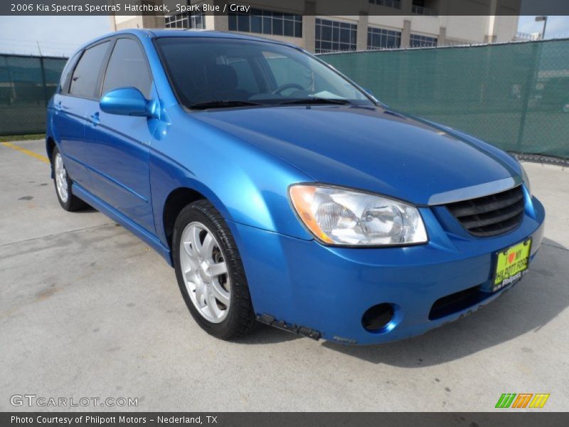 Spark Blue / Gray 2006 Kia Spectra Spectra5 Hatchback