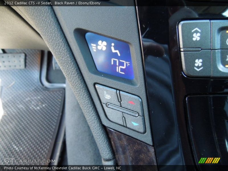 Black Raven / Ebony/Ebony 2012 Cadillac CTS -V Sedan