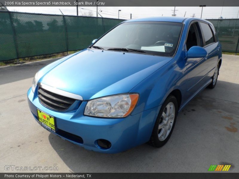 Spark Blue / Gray 2006 Kia Spectra Spectra5 Hatchback
