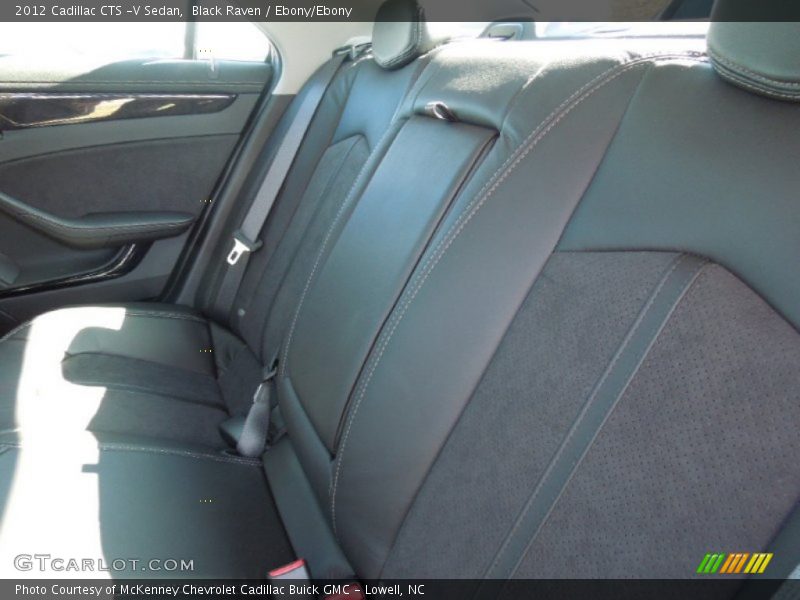Black Raven / Ebony/Ebony 2012 Cadillac CTS -V Sedan