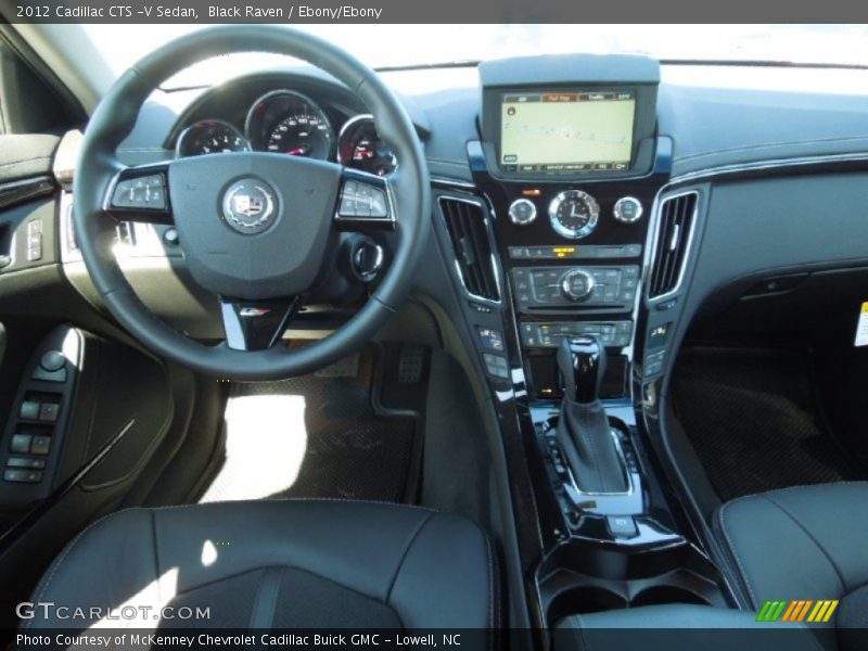 Black Raven / Ebony/Ebony 2012 Cadillac CTS -V Sedan