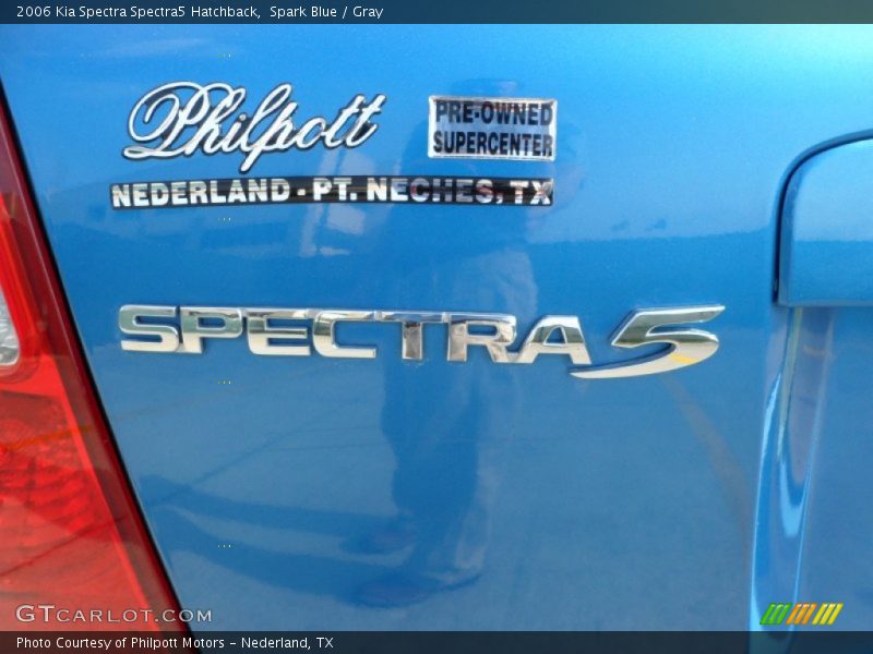 Spark Blue / Gray 2006 Kia Spectra Spectra5 Hatchback