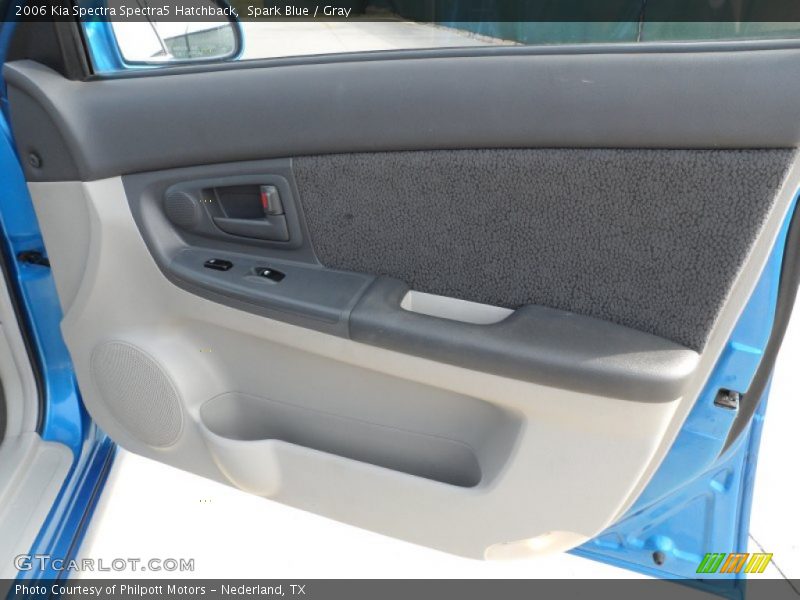 Spark Blue / Gray 2006 Kia Spectra Spectra5 Hatchback
