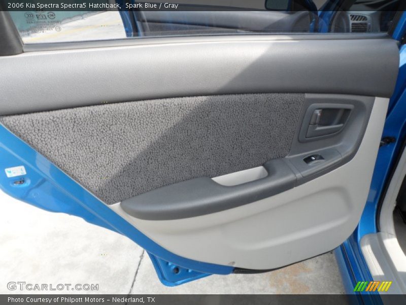 Spark Blue / Gray 2006 Kia Spectra Spectra5 Hatchback