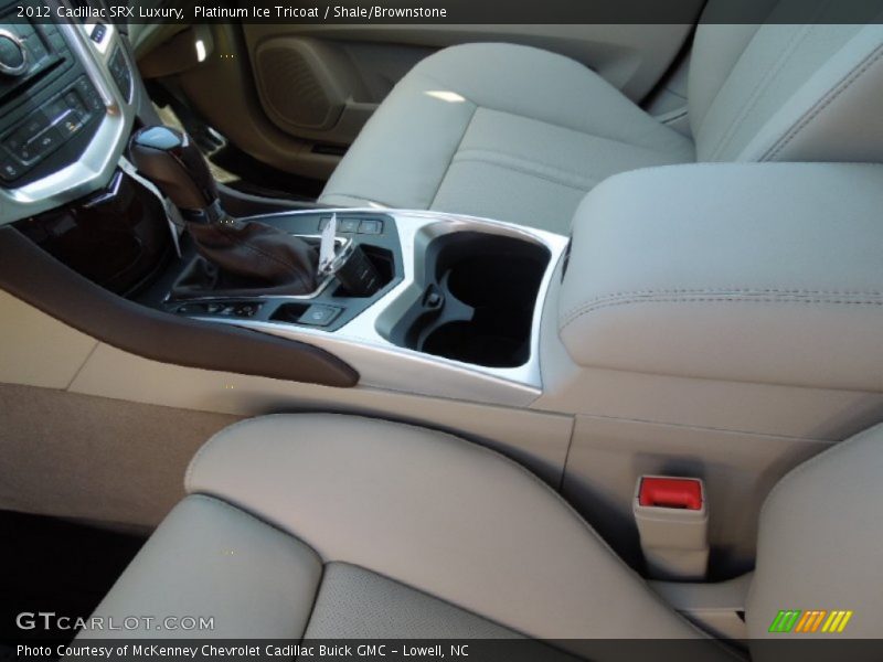 Platinum Ice Tricoat / Shale/Brownstone 2012 Cadillac SRX Luxury