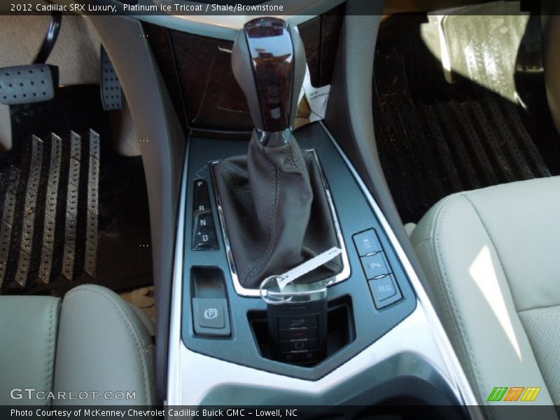 Platinum Ice Tricoat / Shale/Brownstone 2012 Cadillac SRX Luxury