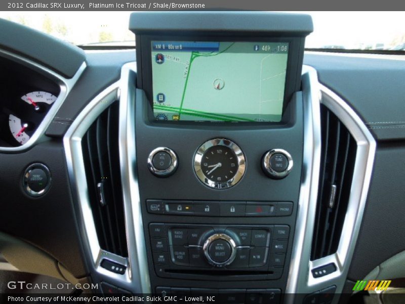 Platinum Ice Tricoat / Shale/Brownstone 2012 Cadillac SRX Luxury