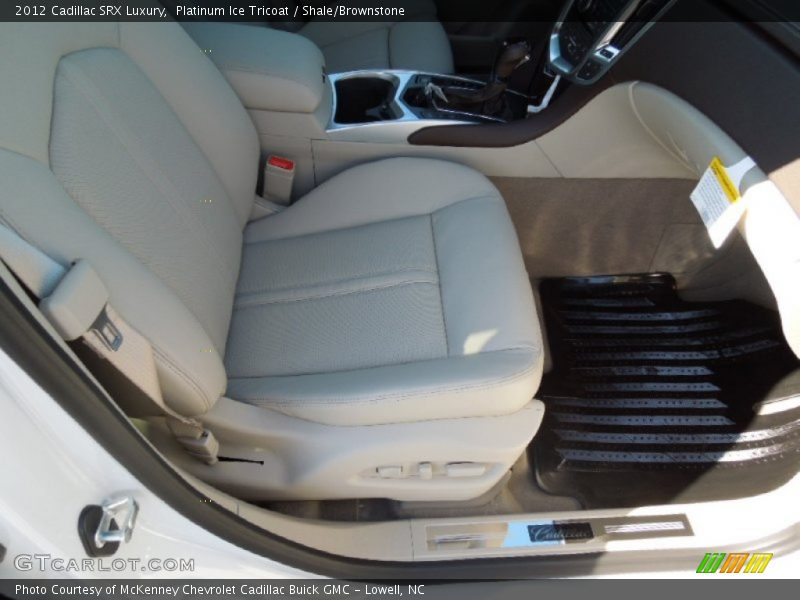 Platinum Ice Tricoat / Shale/Brownstone 2012 Cadillac SRX Luxury