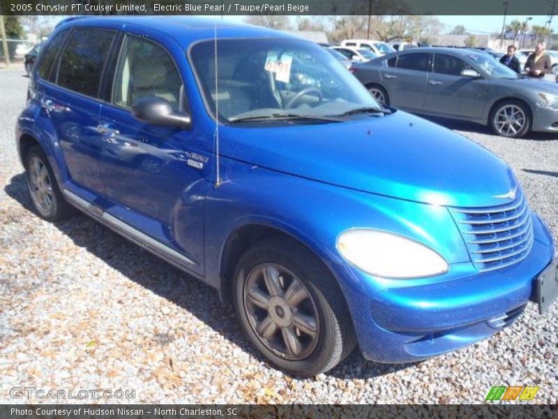 Electric Blue Pearl / Taupe/Pearl Beige 2005 Chrysler PT Cruiser Limited