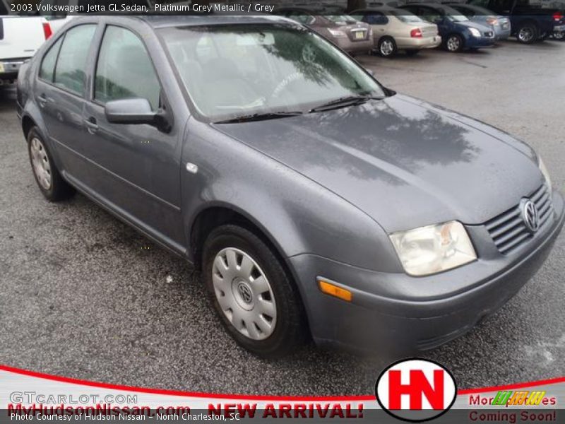 Platinum Grey Metallic / Grey 2003 Volkswagen Jetta GL Sedan