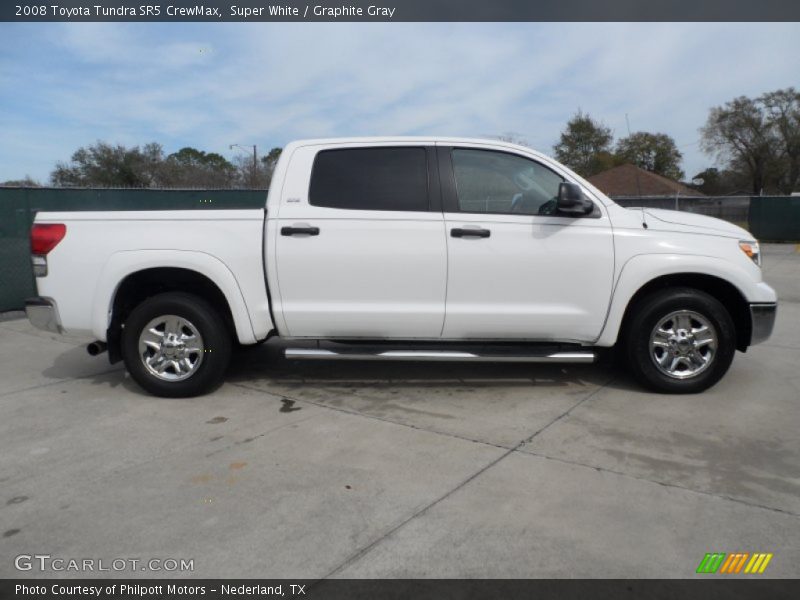 Super White / Graphite Gray 2008 Toyota Tundra SR5 CrewMax