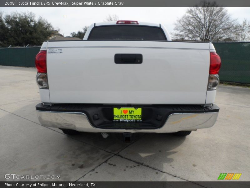 Super White / Graphite Gray 2008 Toyota Tundra SR5 CrewMax
