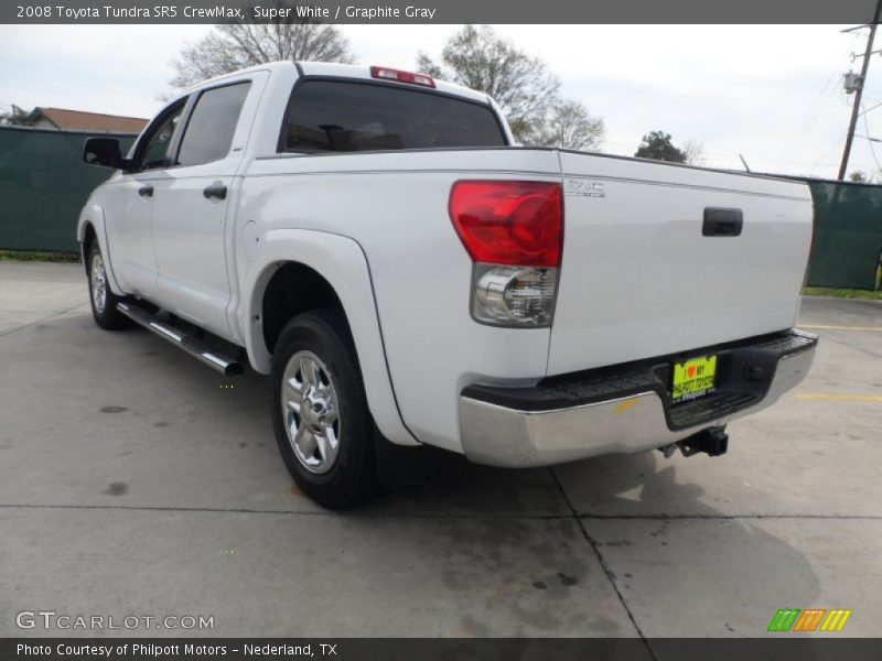 Super White / Graphite Gray 2008 Toyota Tundra SR5 CrewMax